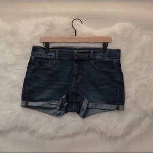 Old Navy The Boyfriend Jean Shorts Dark Wash
